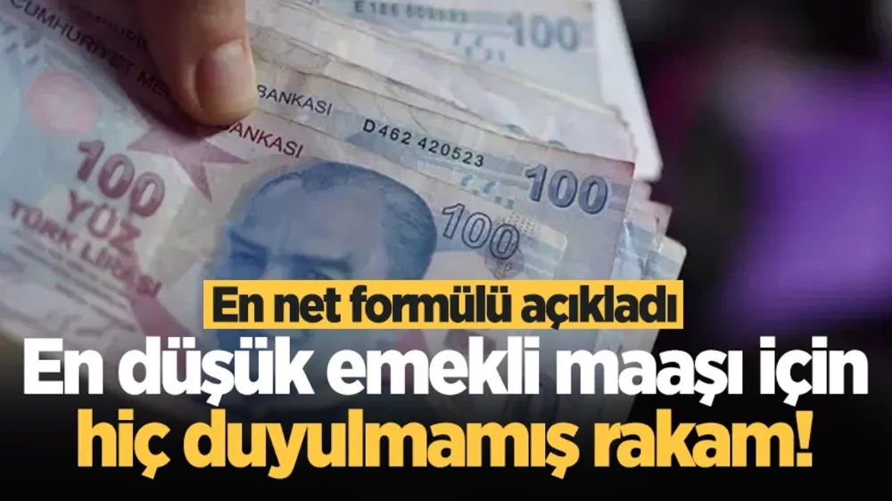 En düşük emekli maaşı için hiç duyulmamış rakam! En net formülü açıkladı