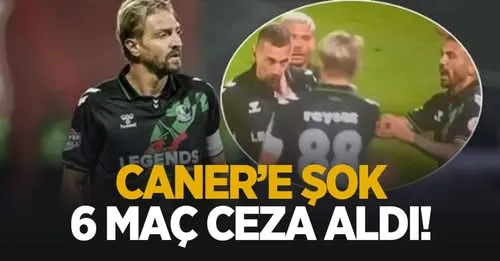 Takım arkadaşına tokat atmıştı; Caner