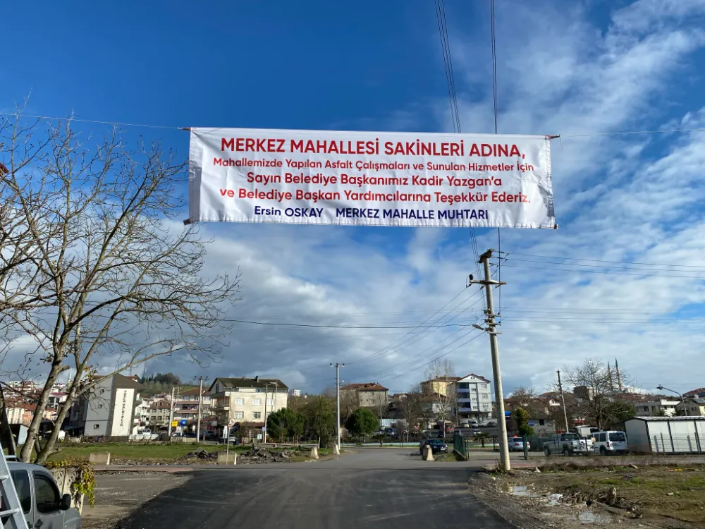 Muhtar OSKAY dan Başkan YAZGANA Teşekkür