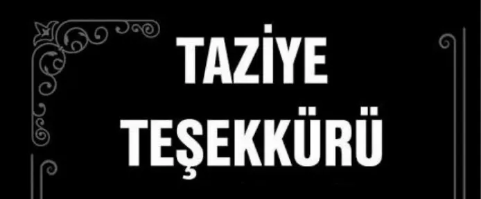 AKKUŞ Ailesinden teşekkür