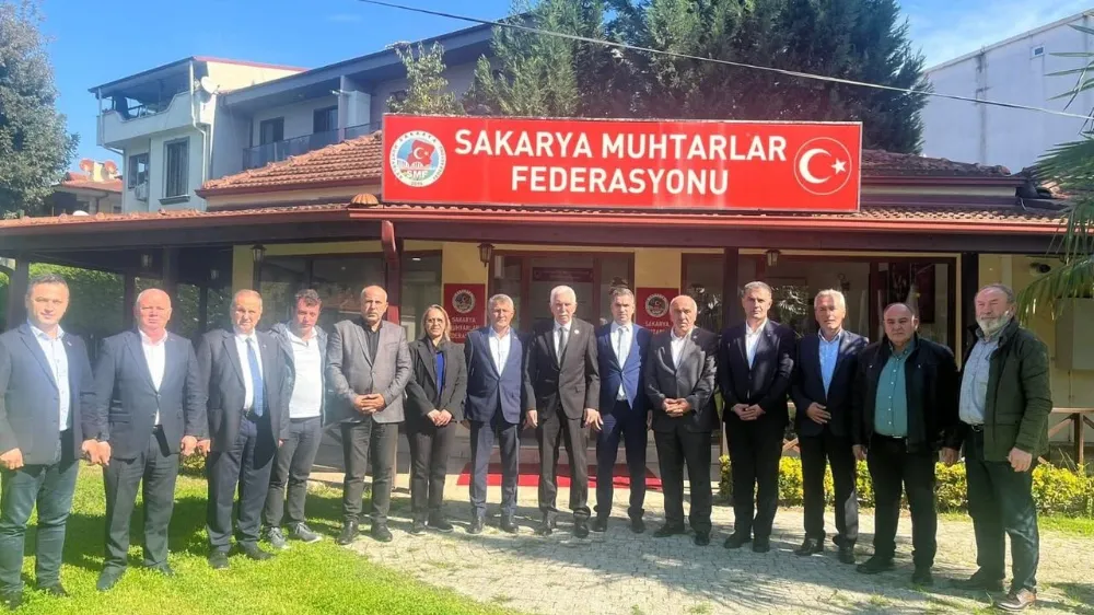 Sakarya Muhtarlar Federasyonu’nda görev dağılımı yapıldı,Altıntaş Basın Yayın Sorumlusu oldu