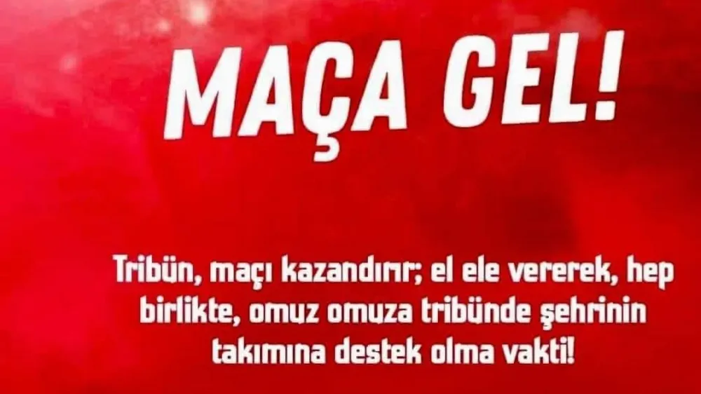 HAYDİ MAÇA Kaynarcaspor U - 16 gençlerimiz liderlik mücadelesi verecek