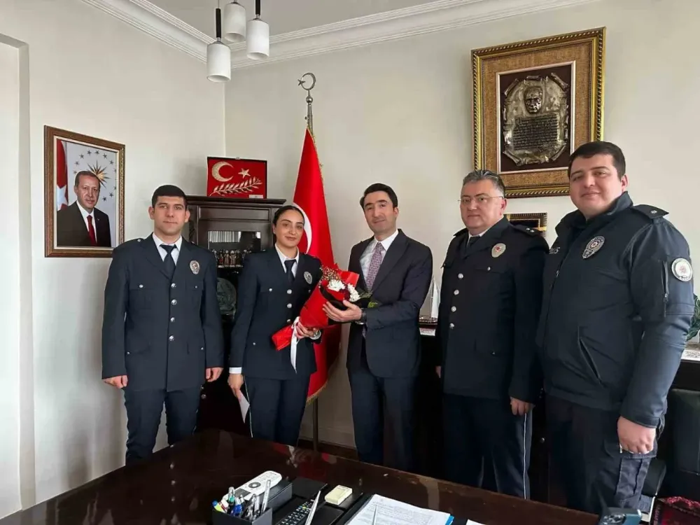 Kaynarca Emniyet Teşkilatı ÇOMAKLI yı Makamında ziyaret eti