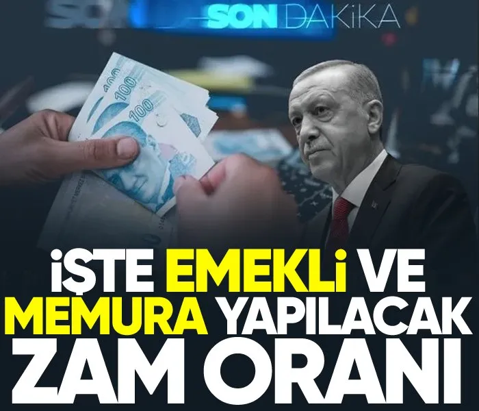 İşte emekli ve memurun maaşına yapılacak zam oranı!