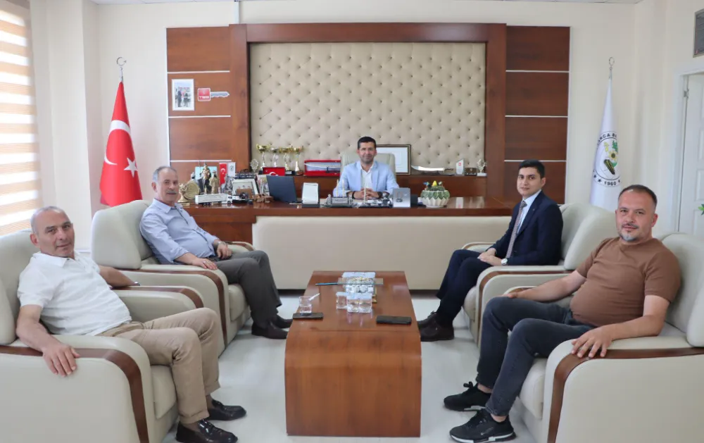 Yeni Vergi dairesi Müdürü Emrah Karakuş YAZGAN ı Makamında ziyaret etti