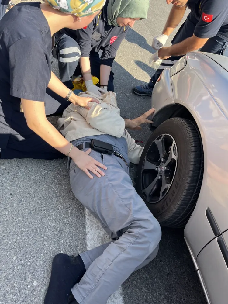 Kaynarca Adapazarı Yolu Trafik Kazası 1 Yaralı