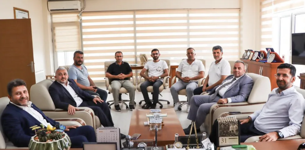 YRP Genel Merkez yöneticileri Başkan Yazgan’ı ziyaret etti