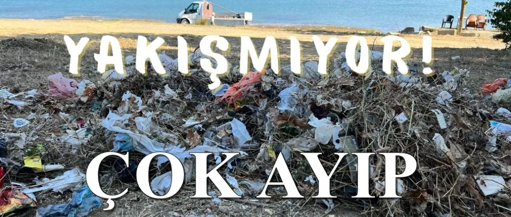 Reisler Göletine Piknik İçin Gidenlerden Çöplerini açık alana bırakanlar ÇOK AYIP