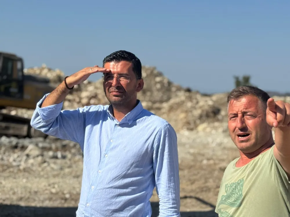 Kadir Yazgan, 70 kilometre tarla yolumuzu tamamladık
